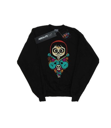 Disney Femmes/Ladies Coco Miguel Crossed Guitars Sweatshirt (Noir) - UTBI12227