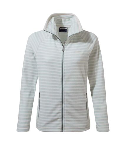Craghoppers Womens/Ladies Natalia Stripe Fleece Jacket (Aqua Mist) - UTCG1882