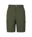 Mens Explore Cargo Shorts Green Mountain Warehouse-1