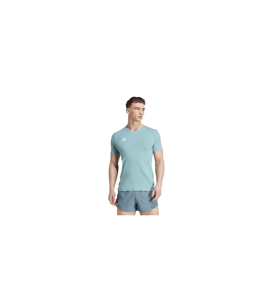 T-shirt Course À Pied Adizero Essentials Homme Bleu Sarcelle Adidas-1