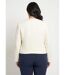 Veste courte droite boutonnée tissu natté uni-2