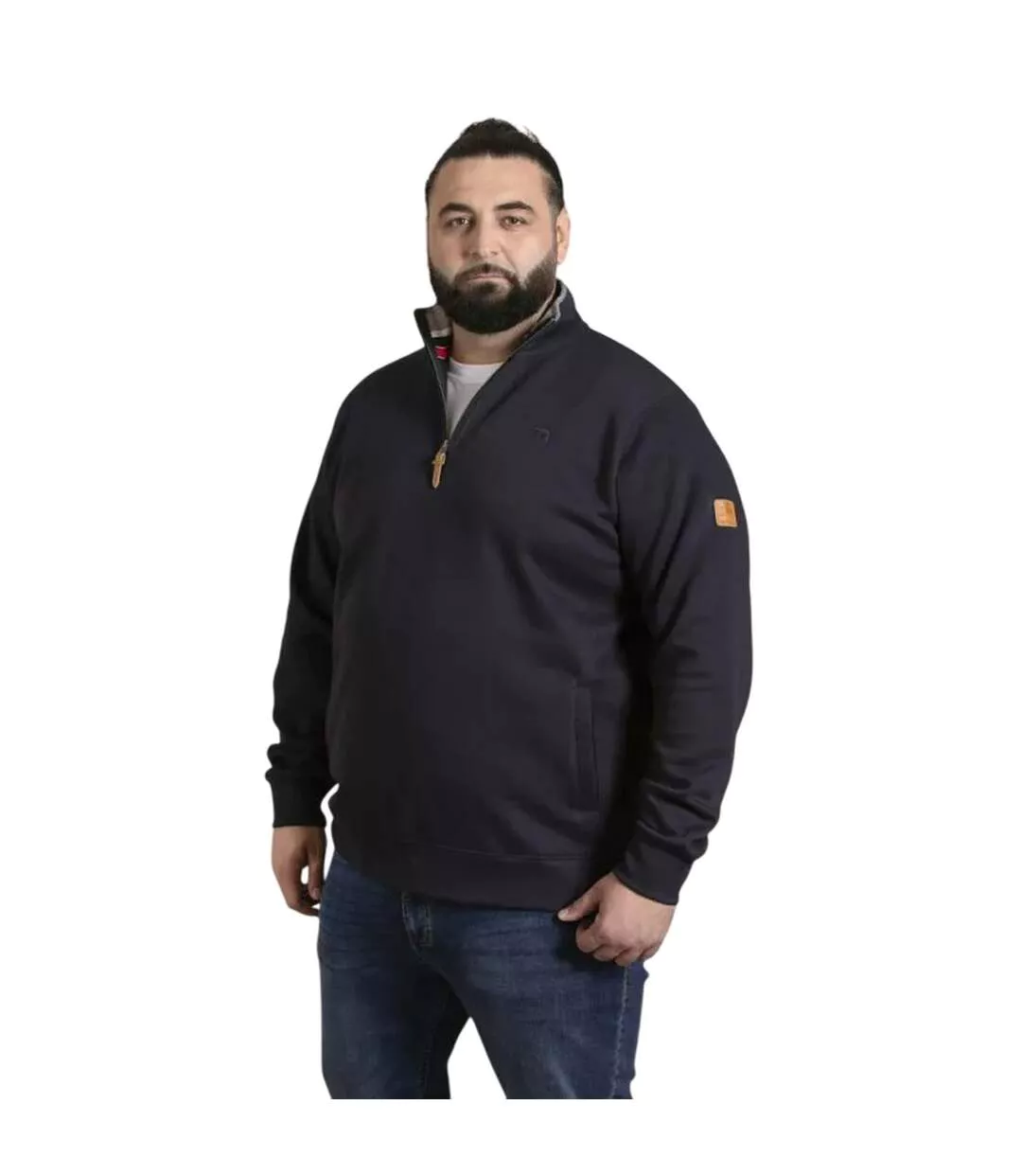 Haut Polaire D555 Russel Homme Marine Duke-1