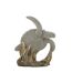 Statuette Déco Tortue Sparky 22cm Argent-2