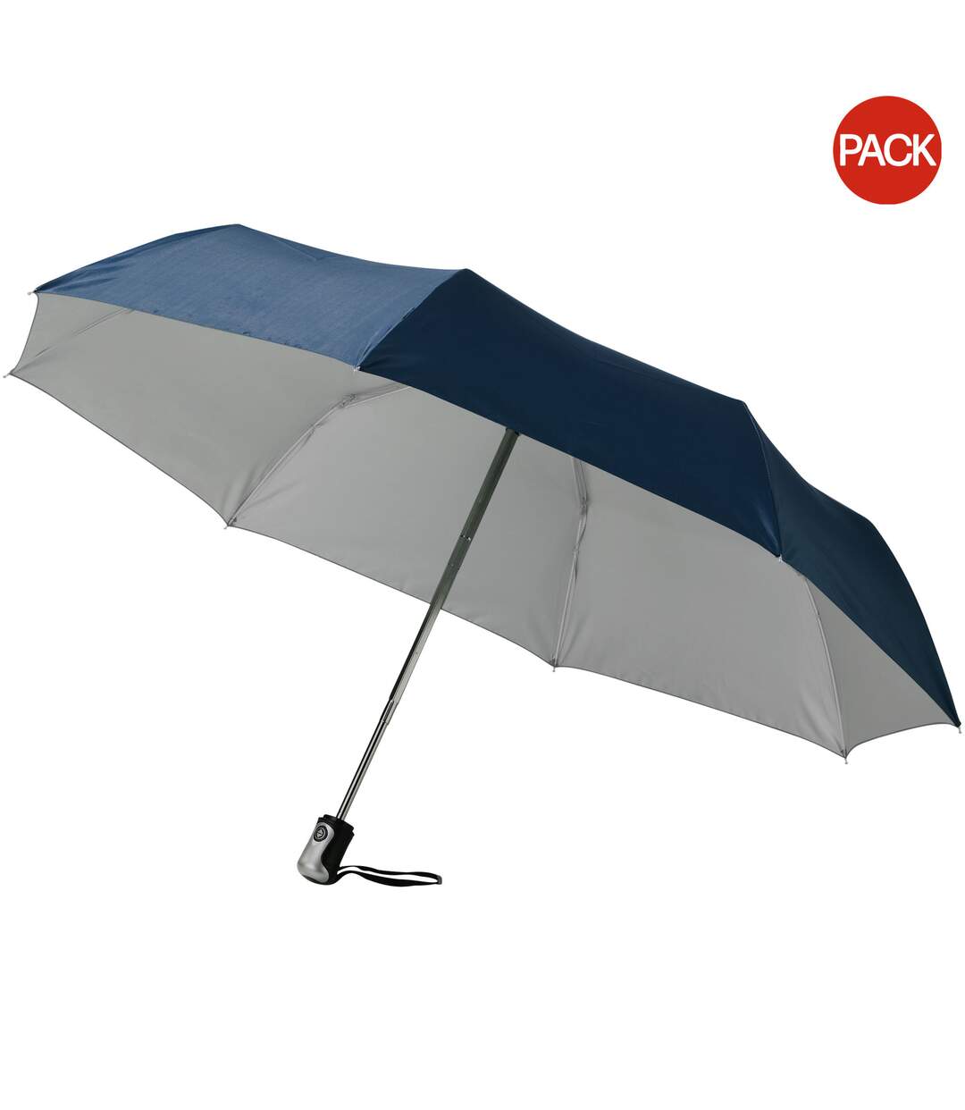 Parapluie alex taille unique bleu marine/argent Bullet-1