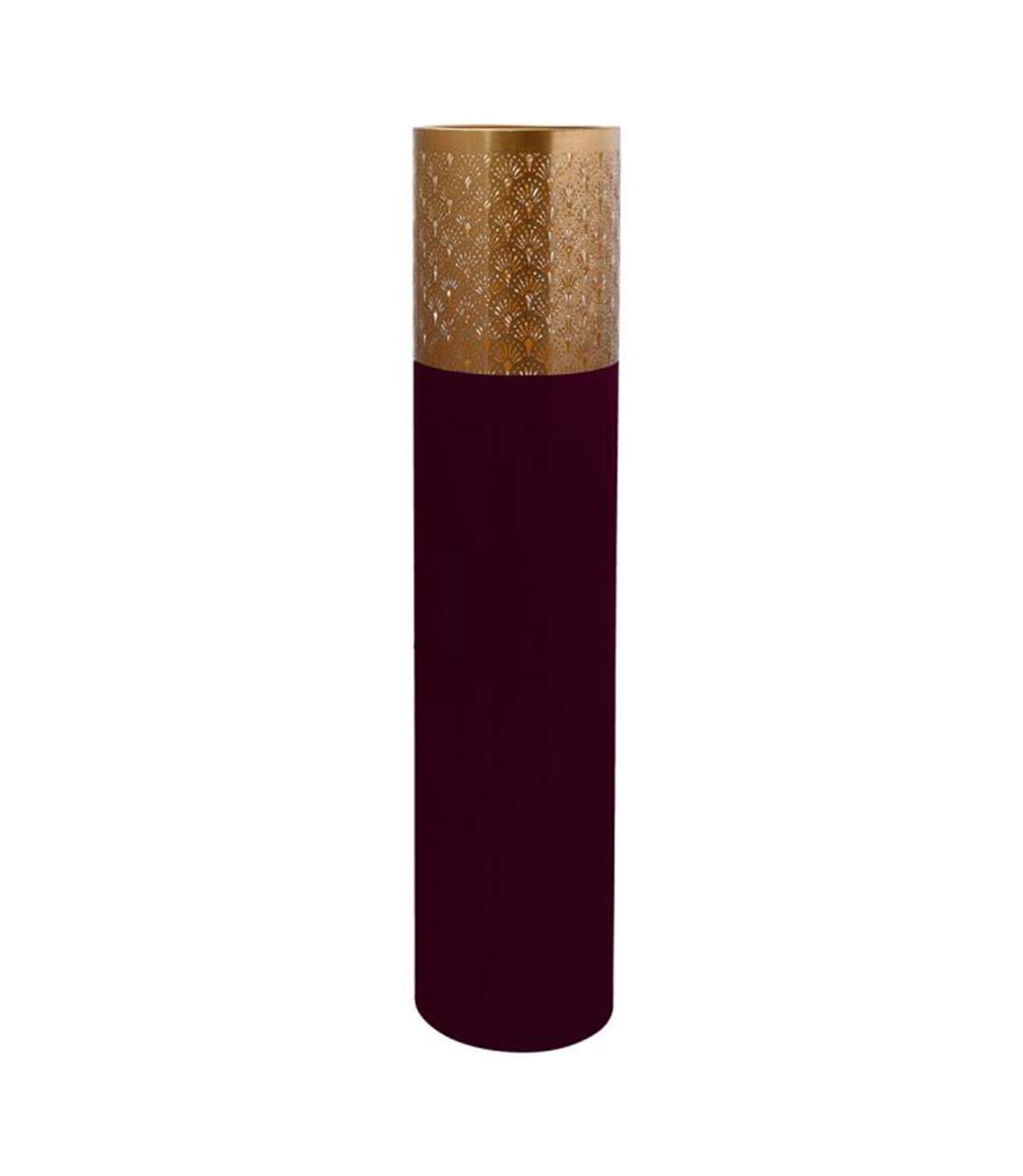 Vase Rond Design Decoa 121cm Violet & Or-1