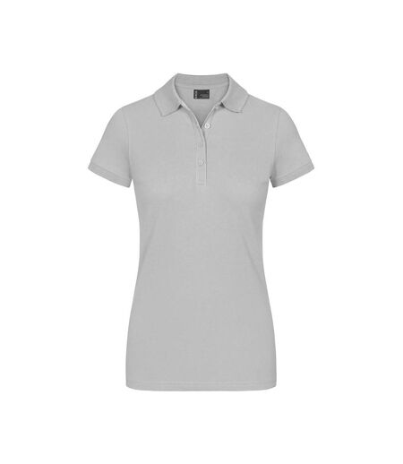 Polo Excd Femme Nouveau Gris Clair Uni Promodoro