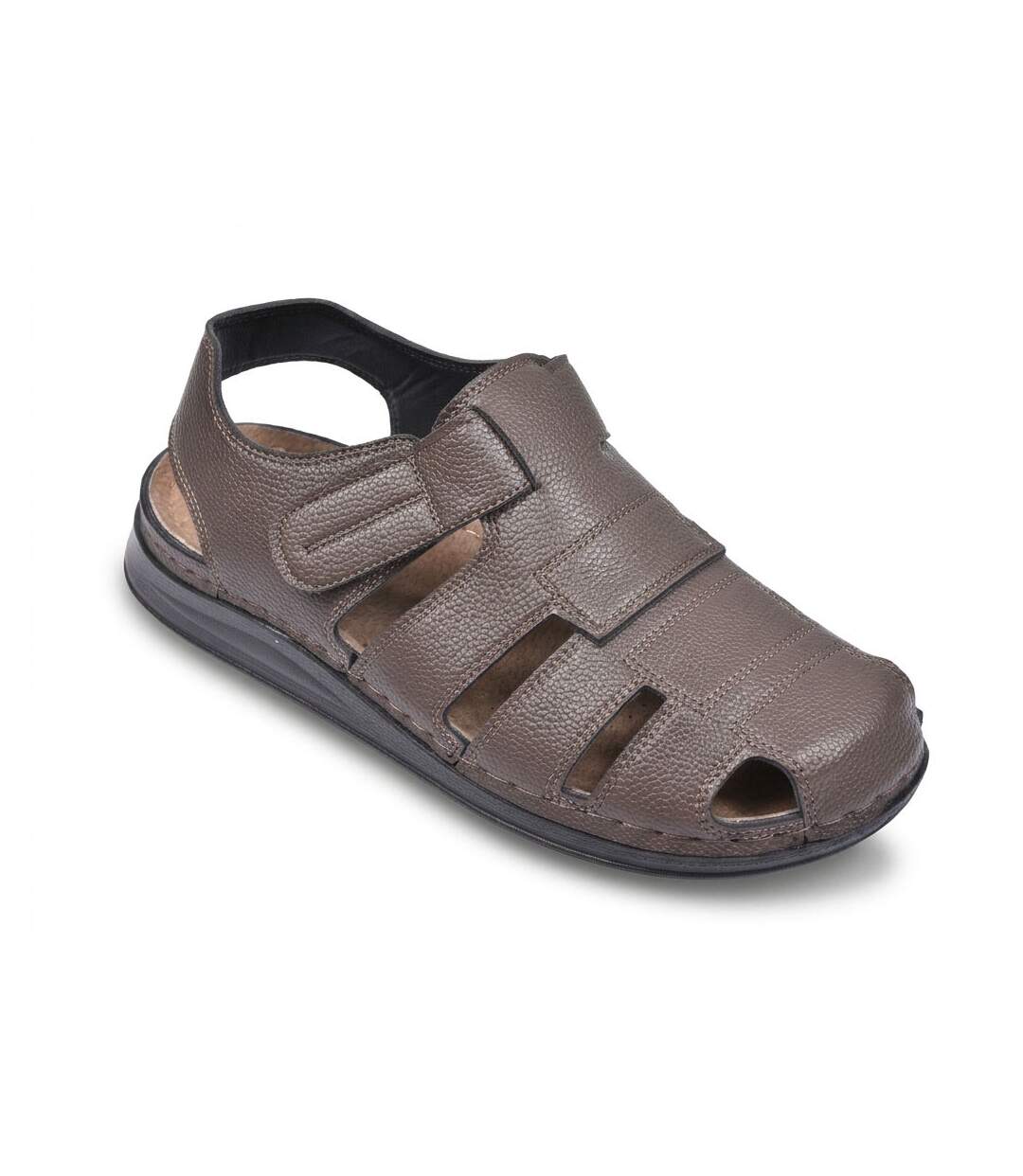 OZABI Sandales fermees homme confort ete aerées-1