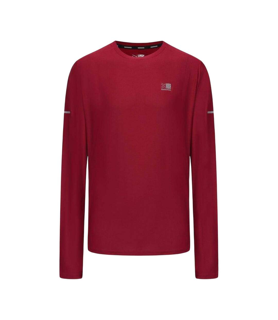 T-shirt Manches Longues Homme Rouge Rose Karrimor-1