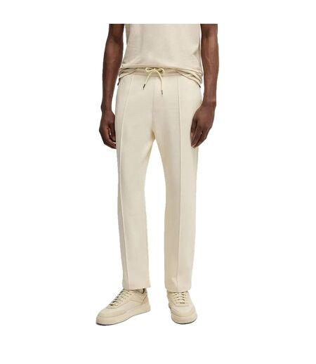 Mens Locsin Sweatpants White Blend Boss