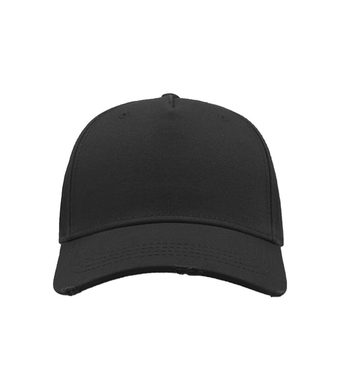 Casquette Effet Usé Mixte Noir Atlantis-3