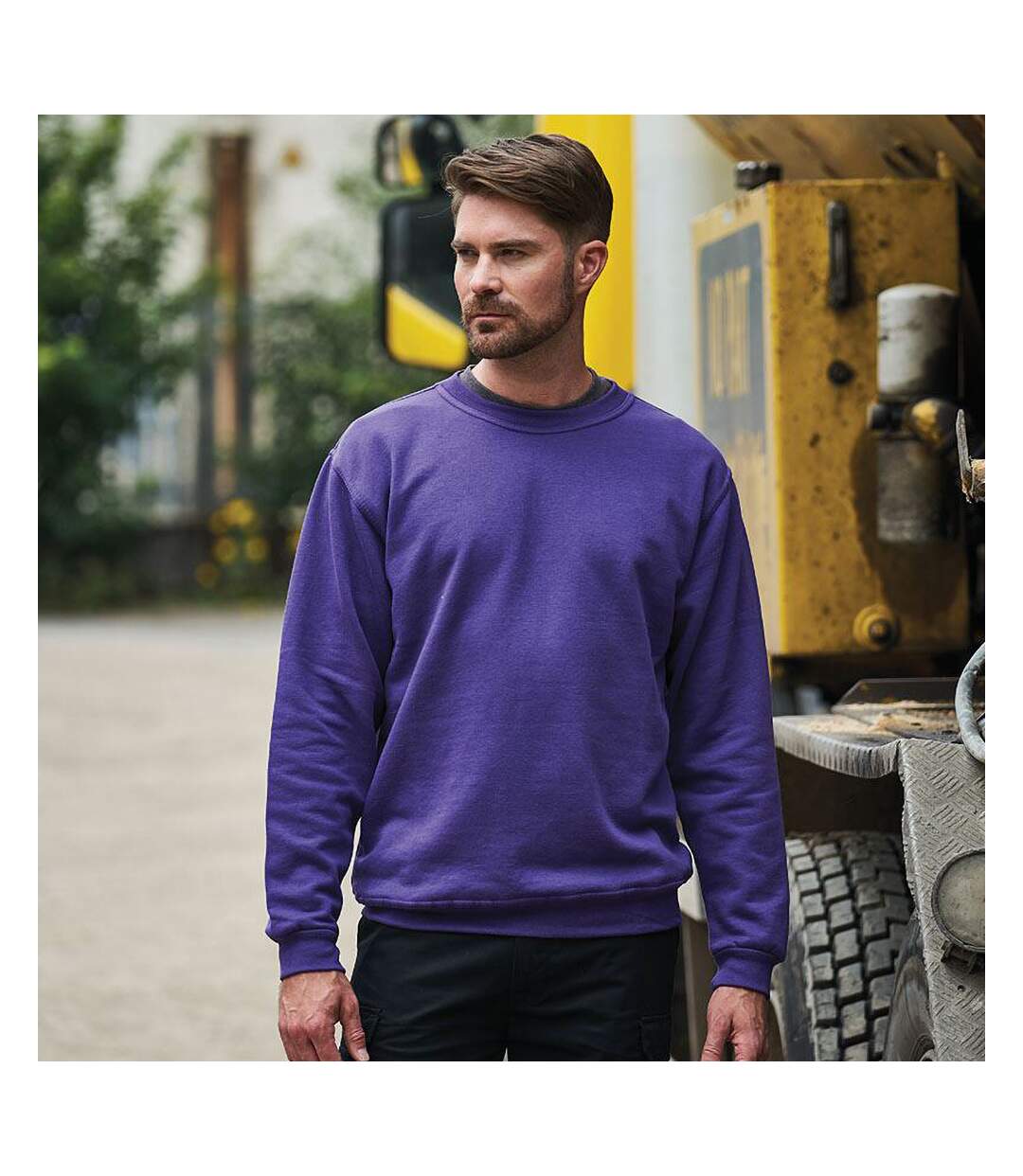 Sweat-shirt homme violet Pro RTX