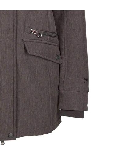 Veste Softshell Anza Femme Gris Foncé Chiné Trespass