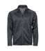 Tee Jays Adults Unisex Performance Zip Sweatshirt (Dark Gray Melange) - UTPC3851