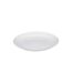 Lot de 6 Assiettes Plates Réutilisables Square 25cm Blanc-2