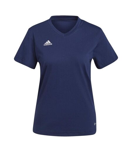 T-shirt Entrada Femme Bleu Marine Adidas