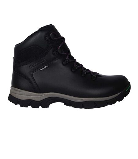Womens/ladies Skiddaw Walking Boots Black Karrimor