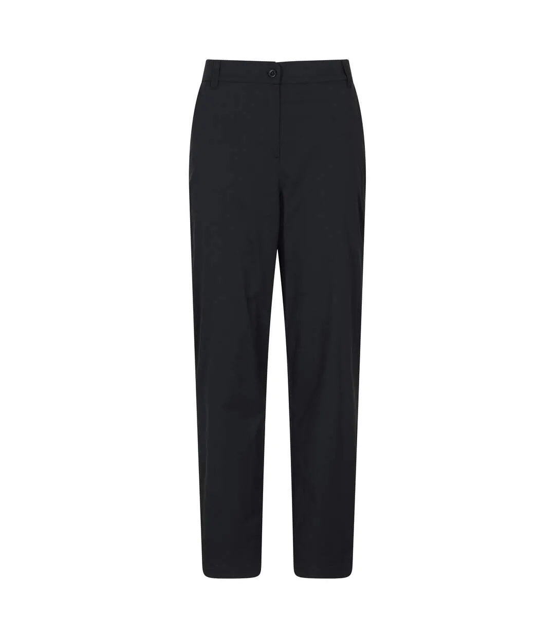 Womens/ladies Delta Fleece Lined Short Winter Trousers Black Mountain Warehouse-1