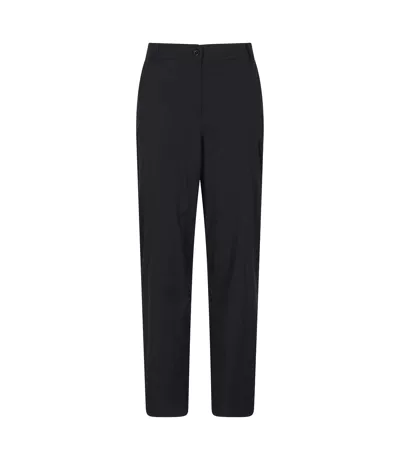 Womens/ladies Delta Fleece Lined Short Winter Trousers Black Mountain Warehouse