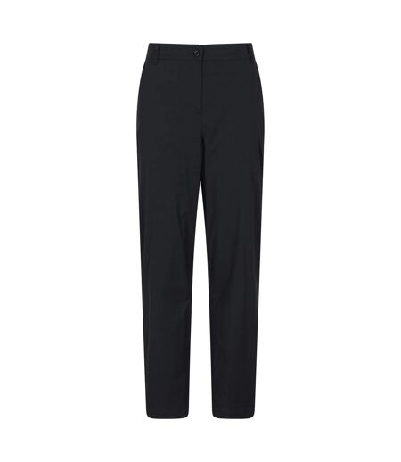 Womens/ladies Delta Fleece Lined Short Winter Trousers Black Mountain Warehouse