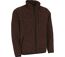 Veste tricot intérieur polaire - WATERFORD - marron noyer chiné-1