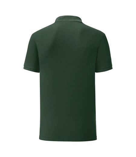 Polo Manches Courtes Homme Vert Bouteille Fruit Of The Loom
