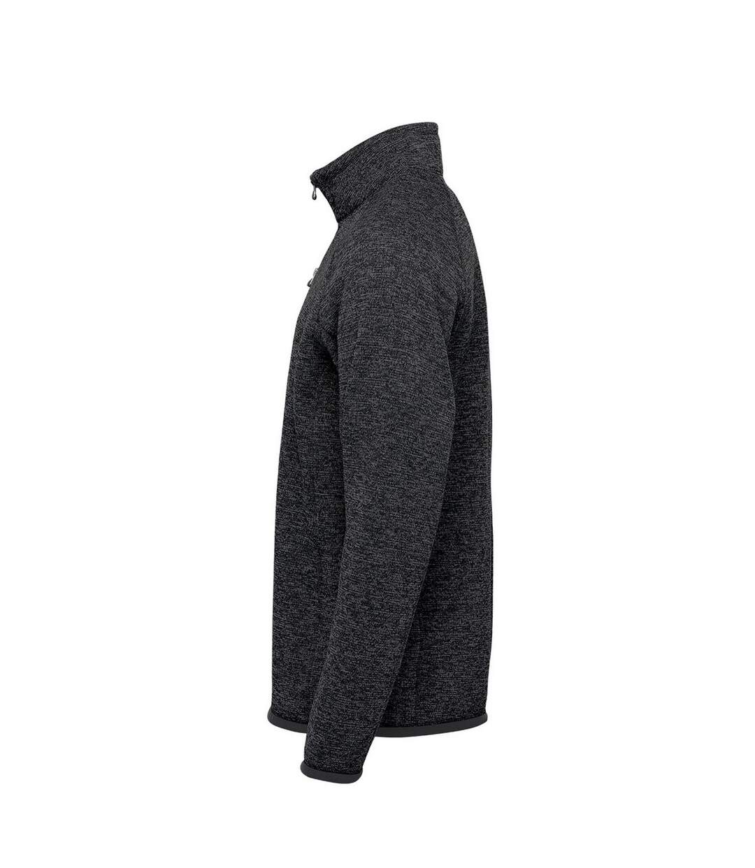 Pull avalanche homme noir chiné Stormtech