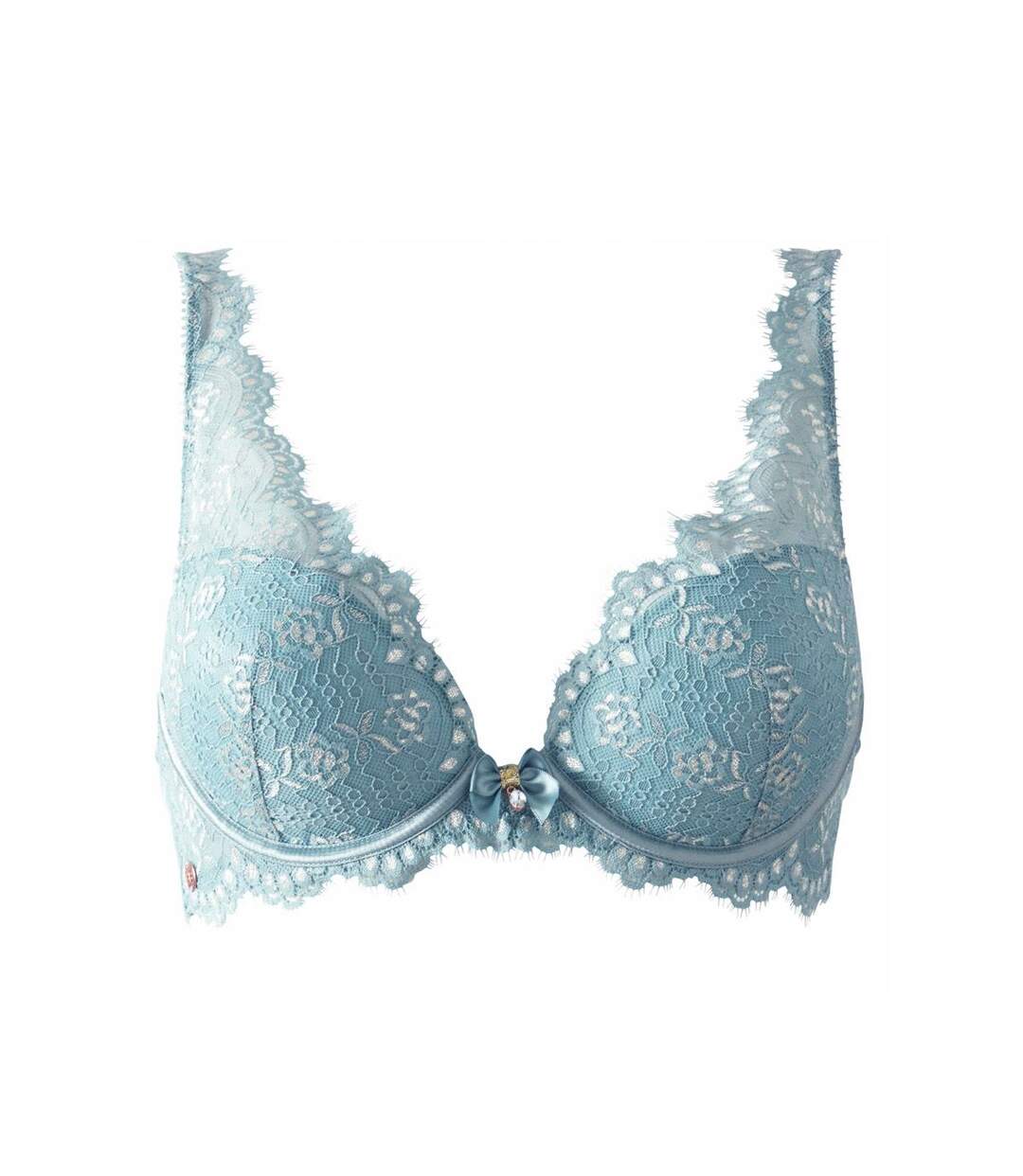 Soutien-gorge coques bleu Tendre Passion-1