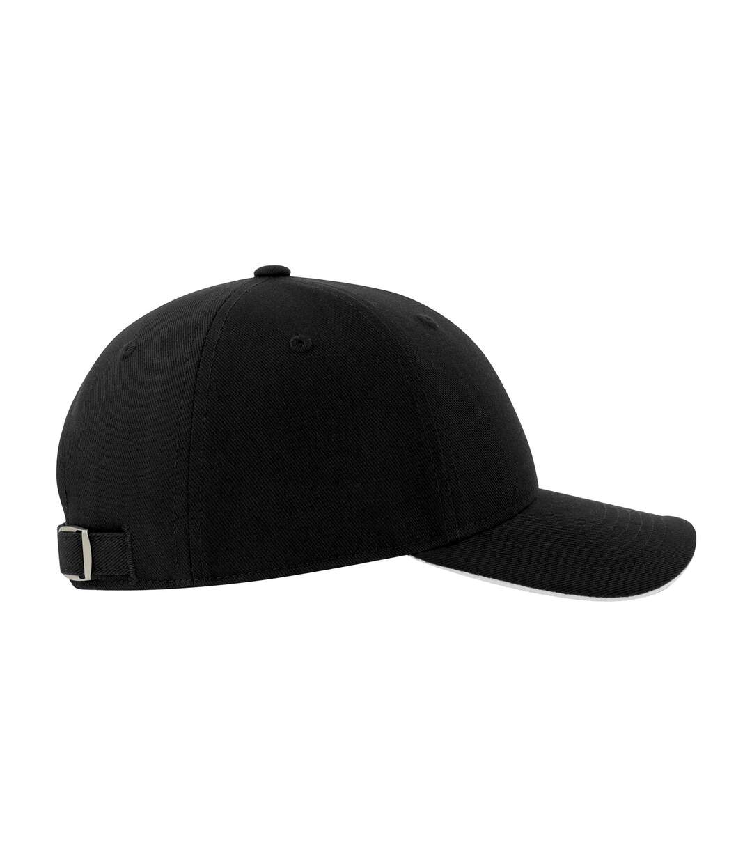 Unisex adult liberty sandwich 6 panel sustainable cap black/white Atlantis-3