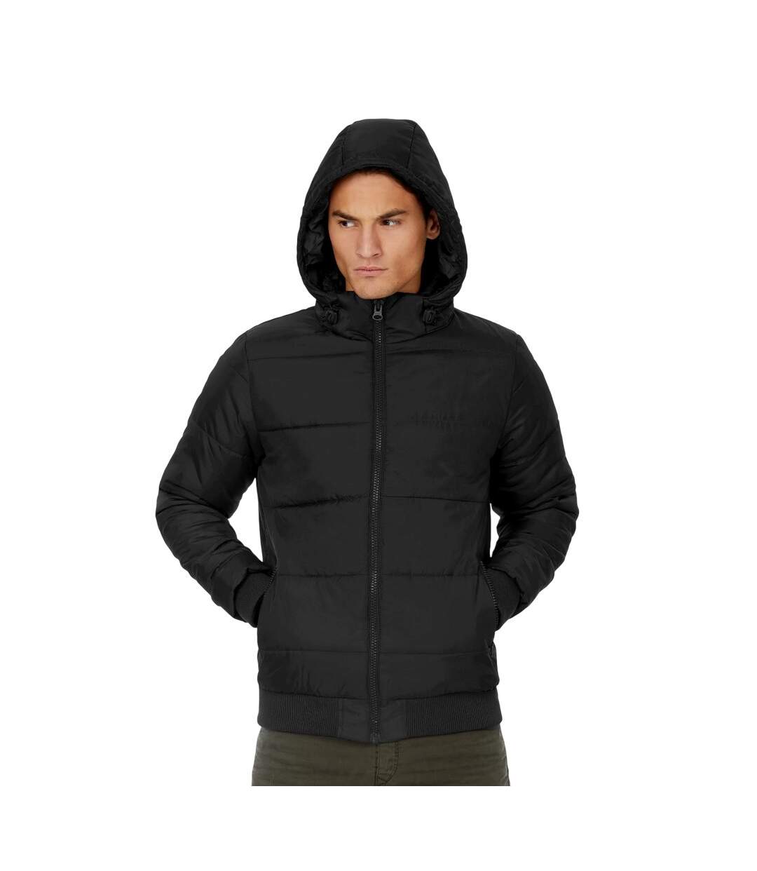 Veste Superhood Homme Noir B&C-1