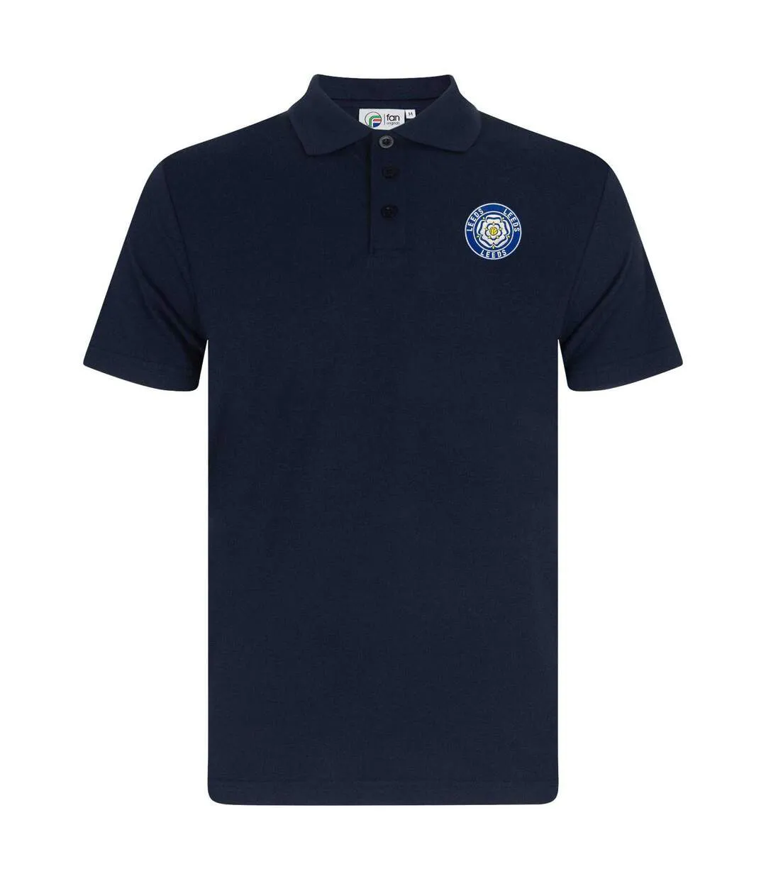 Mens Leeds Polo Shirt Navy Fan Originals-2