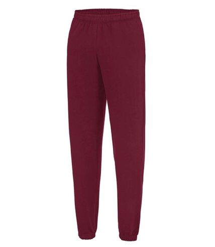 Pantalon de jogging resserré College - Homme - JH072 - rouge bordeaux