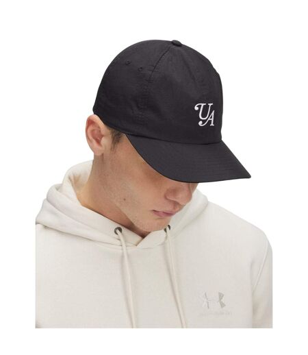 Mens Embroidered Logo Nylon Cap Black Under Armour