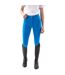 Womens/ladies Miami Silicone Seat Breeches Blue Whitaker-1