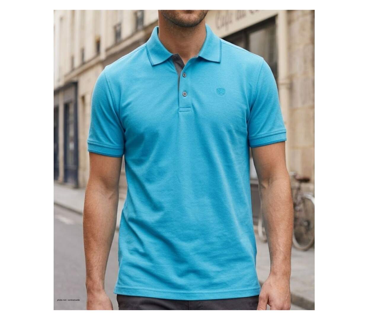 CHALLENGER C2101A : Polo en maille piquée respirante pour un look estival raffiné-1