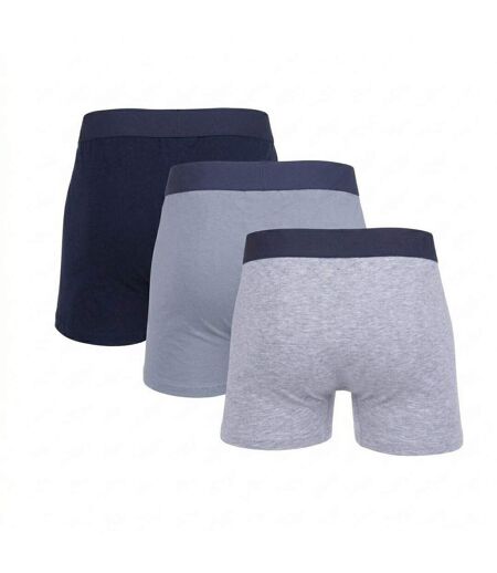 Boxers Homme Bleu Marine Gris Chiné Duck And Cover
