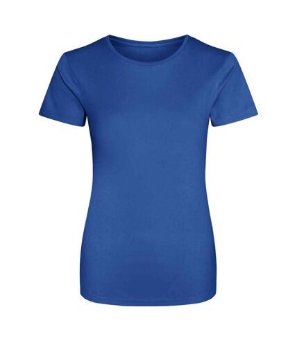 Just cool womens/ladies sports plain t-shirt royal blue AWDis