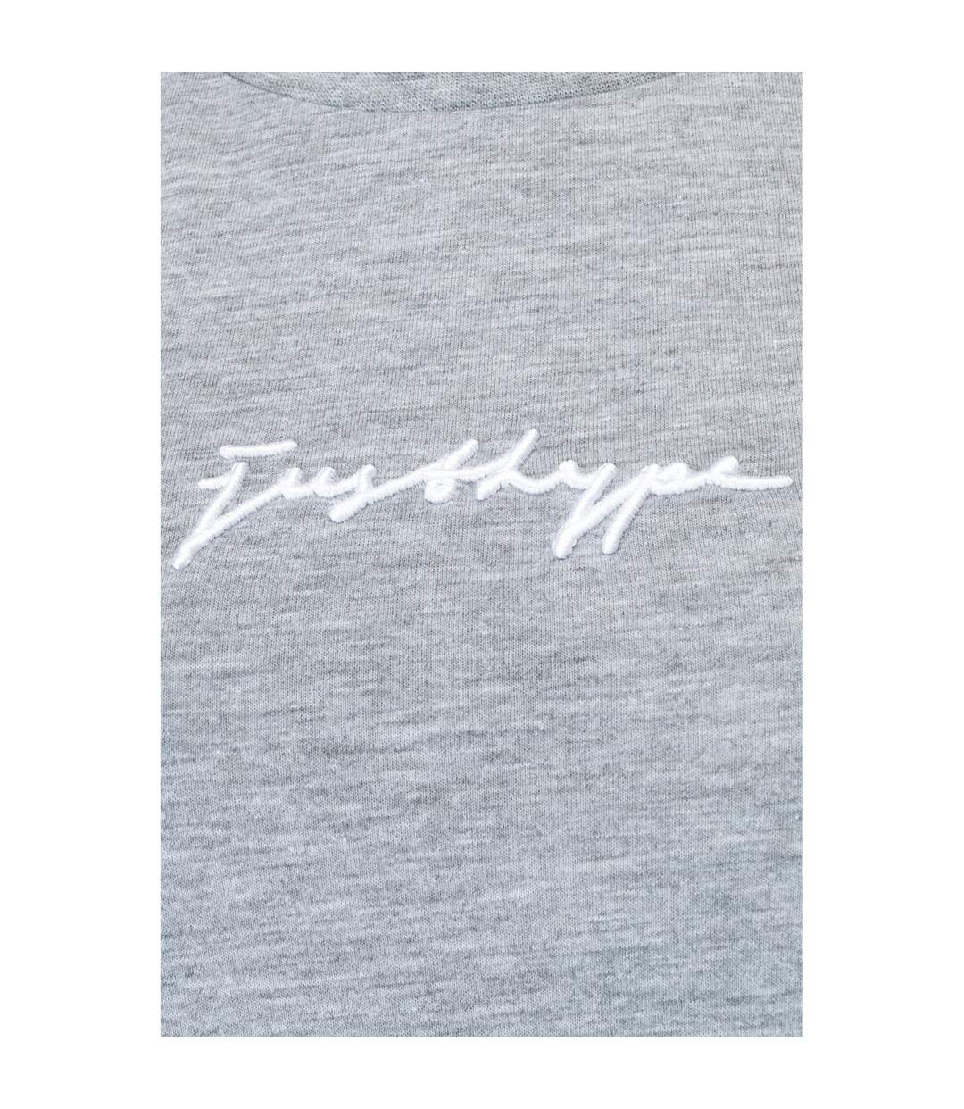 Womens/ladies scribble t-shirt grey Hype