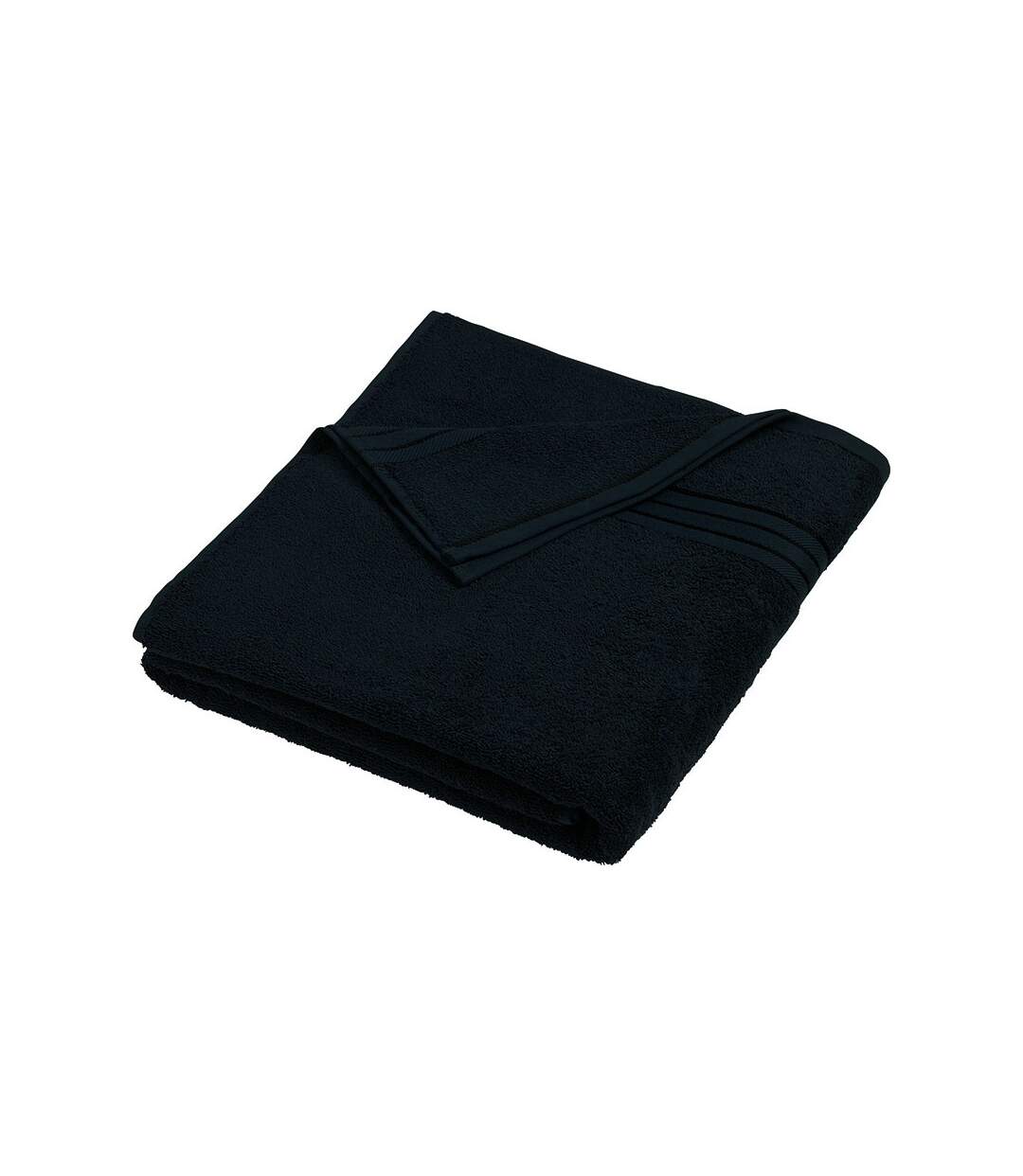 Drap de bain - éponge - MB424 - noir-2