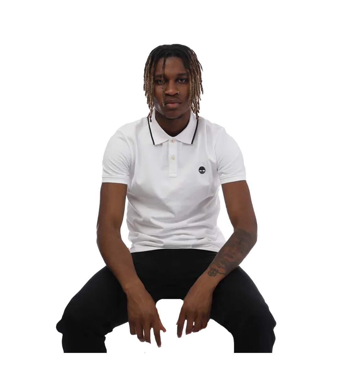 Polo millers river homme blanc Timberland-3
