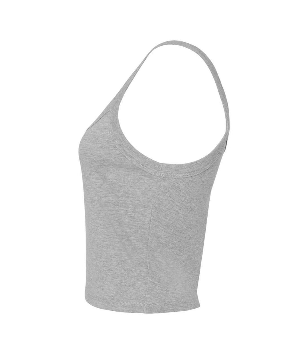 Débardeur Femme Gris Athlétique Bella + Canvas-3