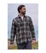 Mens stream ii flannel lined shirt dark khaki Mountain Warehouse