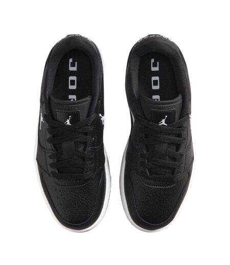 Womens/ladies Air Jordan Access Leather Trainers Black White Nike