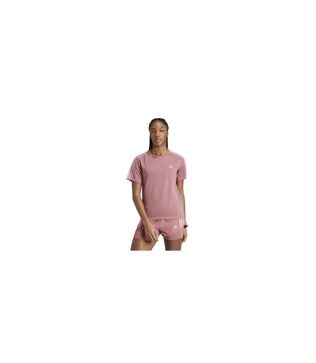 T-shirt Own The Run Femme Rouge Cramoisi Adidas-1