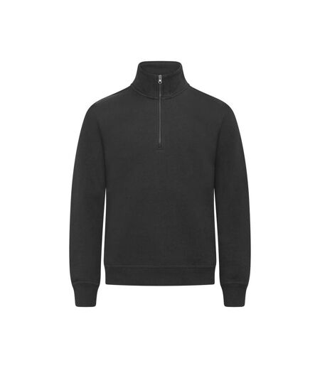 Unisex adult miami quarter zip pullover black Clique