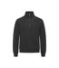 Unisex adult miami quarter zip pullover black Clique-1