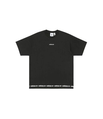 Adidas Mens Linear Repeat Logo T-Shirt (Noir/Blanc) - UTBS2770
