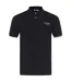 Mens Cotton Blend Polo Shirt Classic Black Ice Iceberg-2