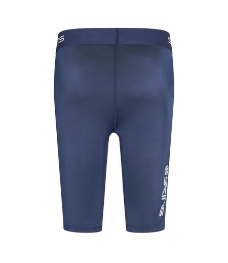 Mens Series-1 Fitted Compression Shorts Blue Skins