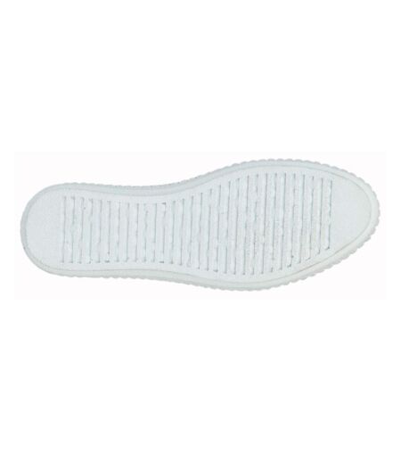 Womens/ladies Softie Leather Casual Shoes Light Grey Mod Comfys