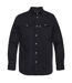 Duke Mens Western Style Denim Shirt (Black) - UTDC101-1